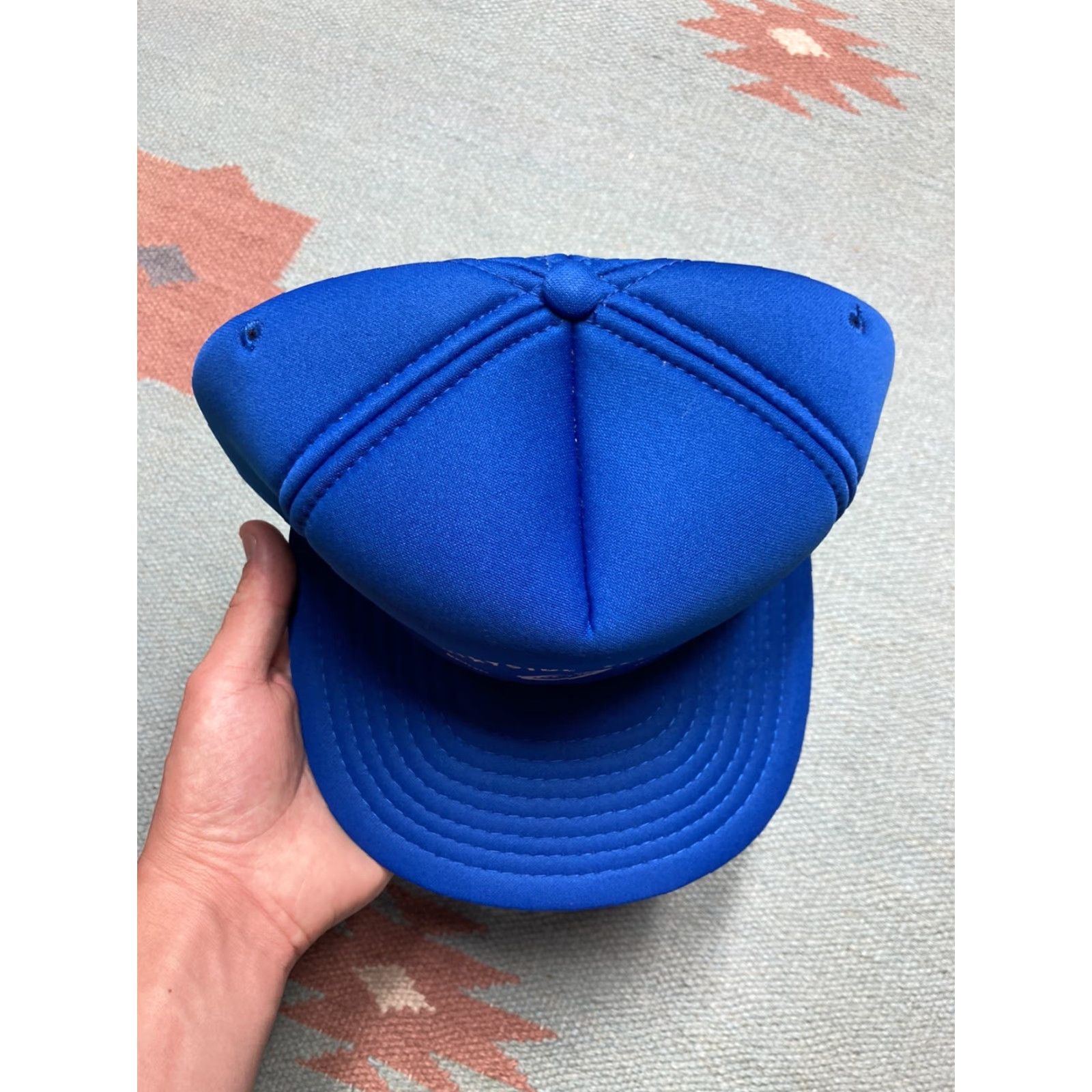 Vintage VINTAGE SnapBack Hat Countryside Vet Service Veterinary Real Drink Milk Country Farm 80s NOS Adjustable Blue Men Hat Mens Size ONE SIZE - 3 Thumbnail