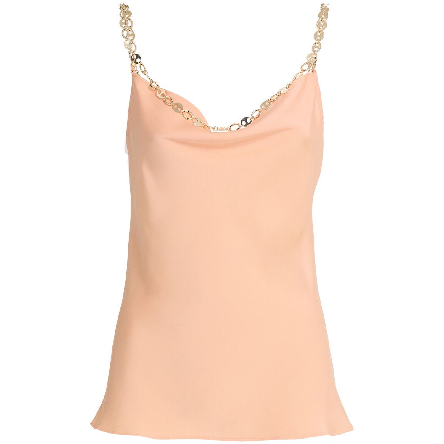 Rabanne Pink Double satin tank top New & Authentic (Women's