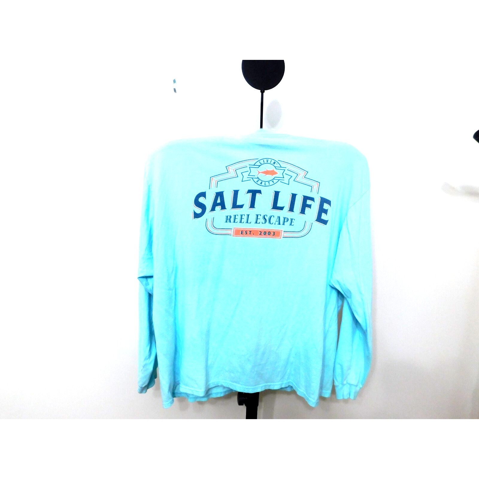 Other Salt Life Mint Green Reel Escape Long Sleeve T-Shirt XL Size US XL / EU 56 / 4 - 2 Thumbnail