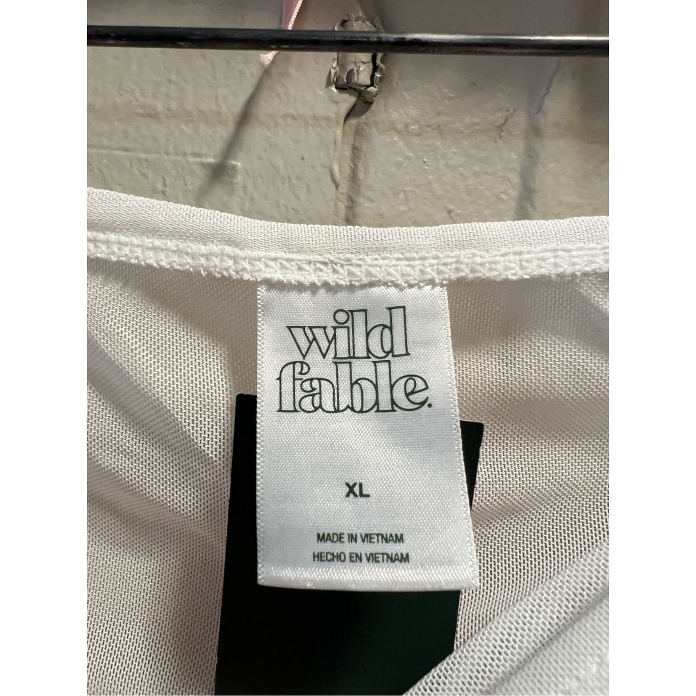 Other Wild Fable White Mesh Drawstring Cover Up Skirt Woman’s XL N Size 34" / US 12 / IT 48 - 4 Thumbnail