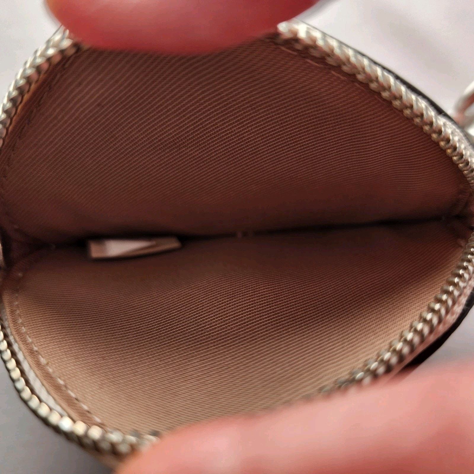 Coach Coach CZ091 Leather Heart Coin Pouch Bag Charm Cherry Print Size ONE SIZE - 3 Thumbnail