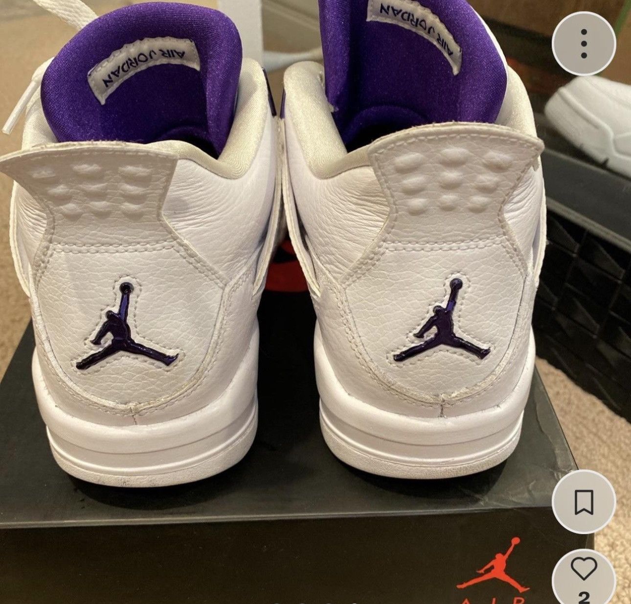 Nike Metallic 4’s Size US 7 / EU 40 - 3 Thumbnail