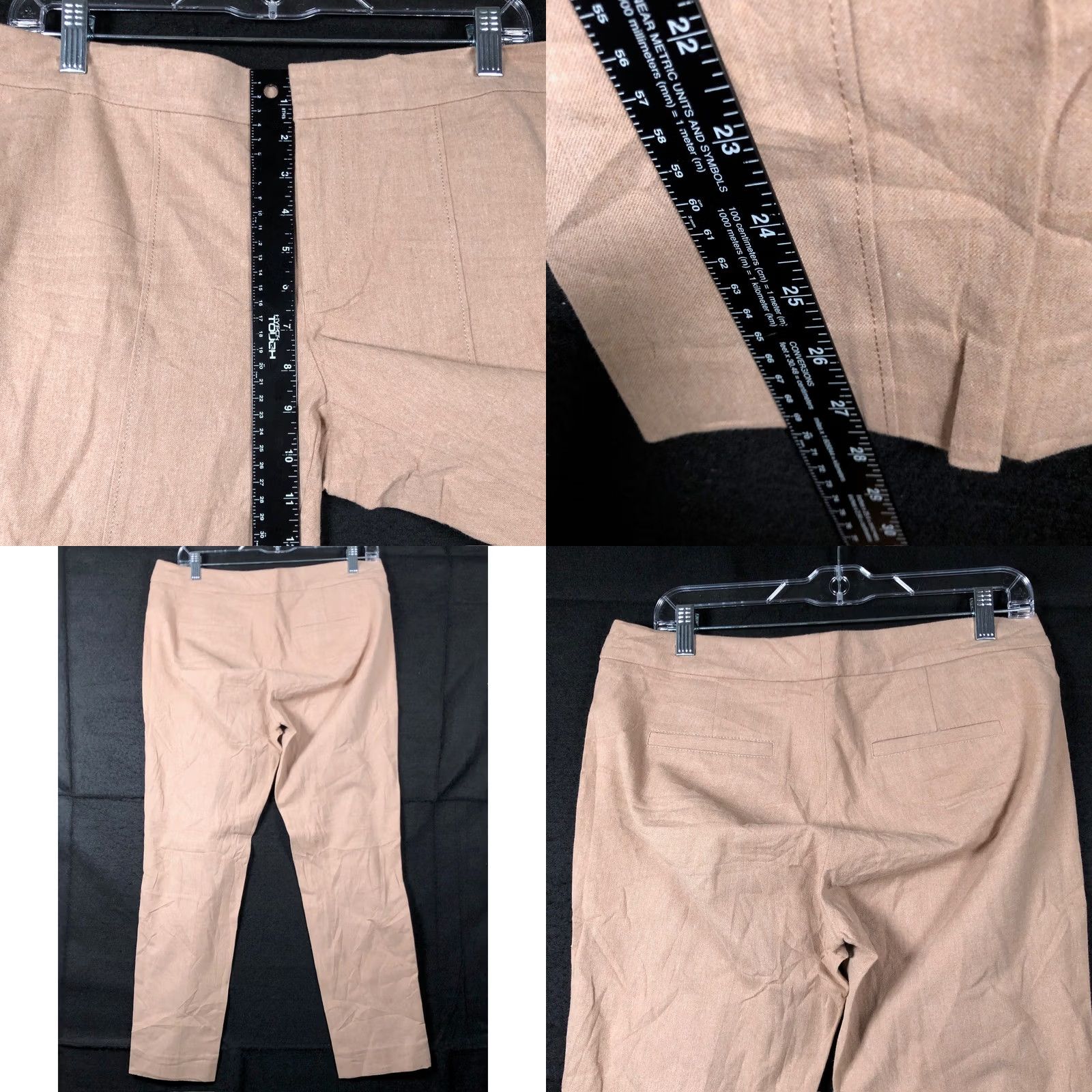 Banana Republic Banana Republic Womens Pants Tan Mid Rise Sloan Fit Cropped Ankle Stretch 6 Size 24" / US 00 / IT 34 - 8 Thumbnail