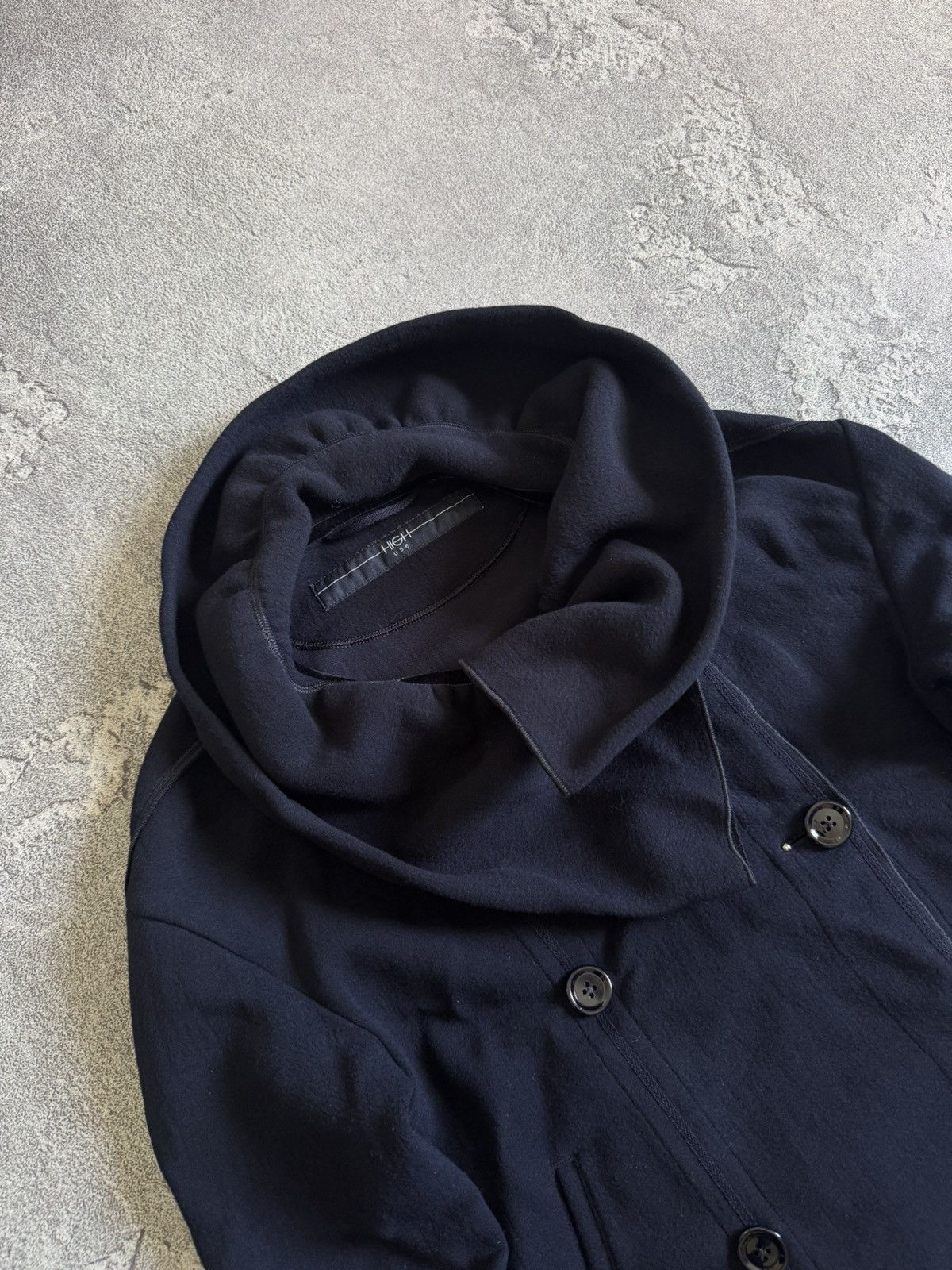 Designer High Use M/L wool jacket pea coat button up Avantgarde Size M / US 6-8 / IT 42-44 - 2 Thumbnail