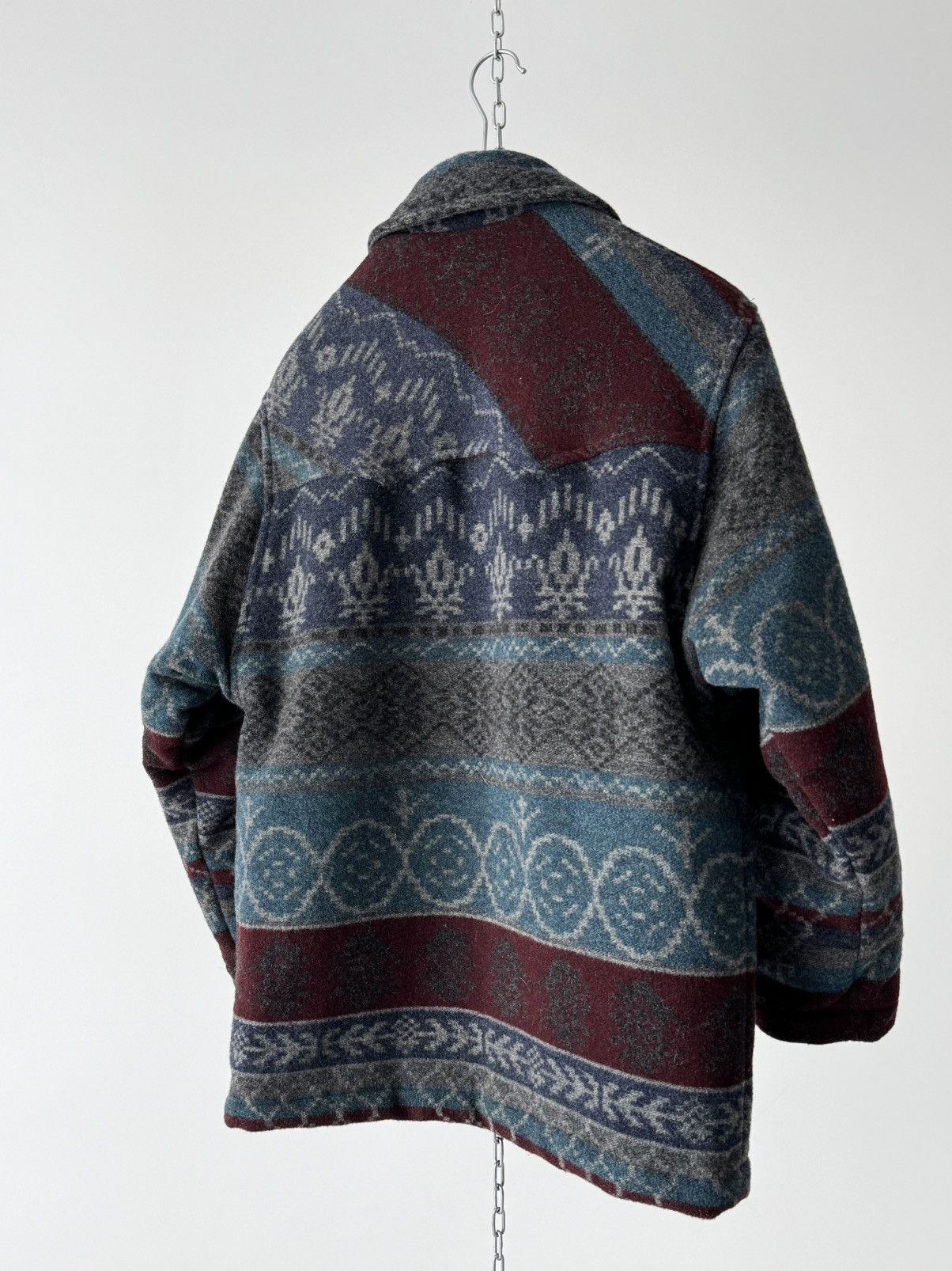 Woolrich Woolen Mills Vintage 80s Woolrich Aztec Southwestern Wool Jacket Size US L / EU 52-54 / 3 - 8 Thumbnail