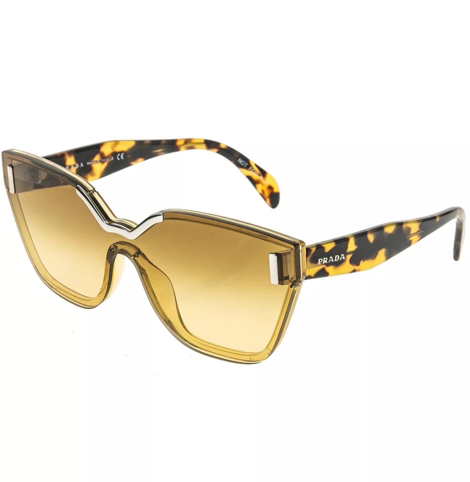 Prada PRADA 16T HIDE PR16TS Yellow Fashion Sunglasses 16TS Size ONE SIZE - 10 Thumbnail