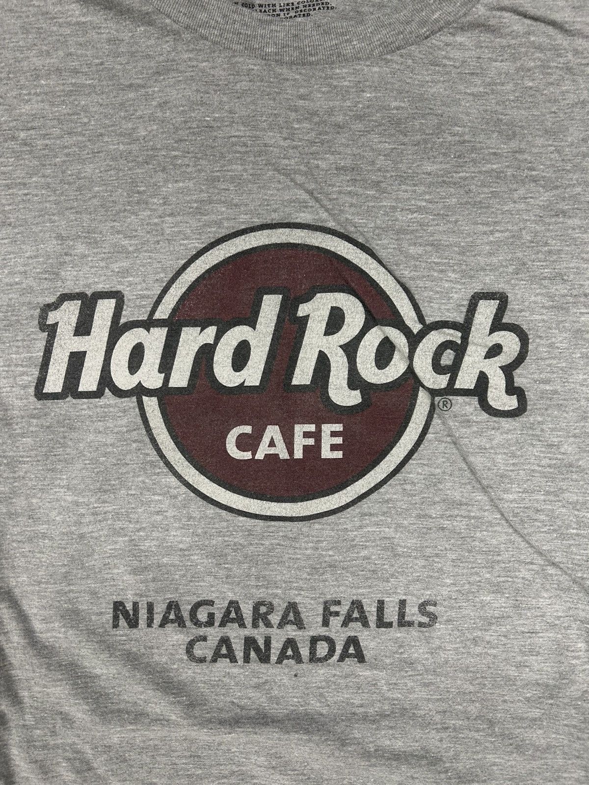 Hard Rock Cafe × Vintage Crazy Vintage Y2K Essential Grey Hard Rock Cafe Tee Shirt Size US XL / EU 56 / 4 - 2 Thumbnail