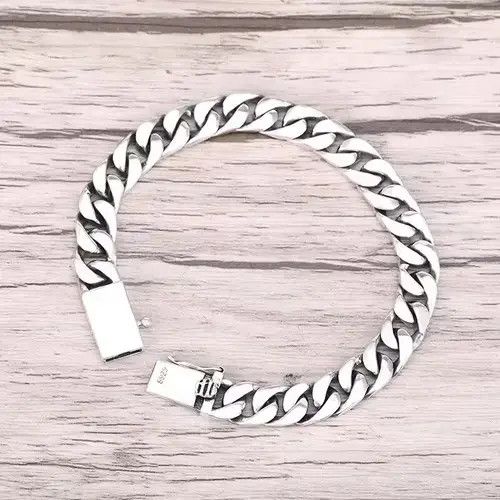 Japanese Brand 925 Sterling Silver Bracelet Chain Size ONE SIZE - 3 Thumbnail