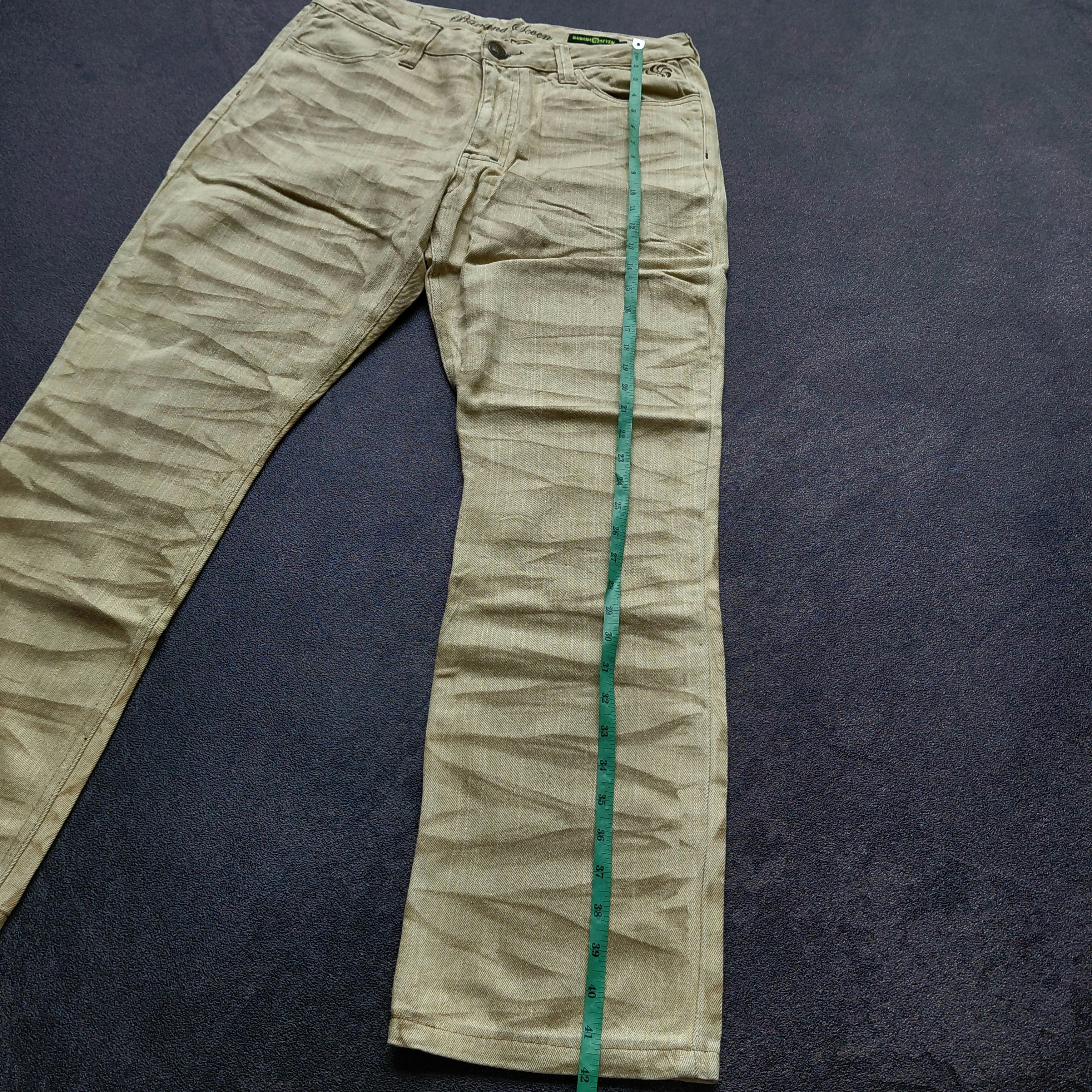 Japanese Brand Y2k Vintage Banana Seven Acid Wash Pants Size US 35 - 10 Thumbnail