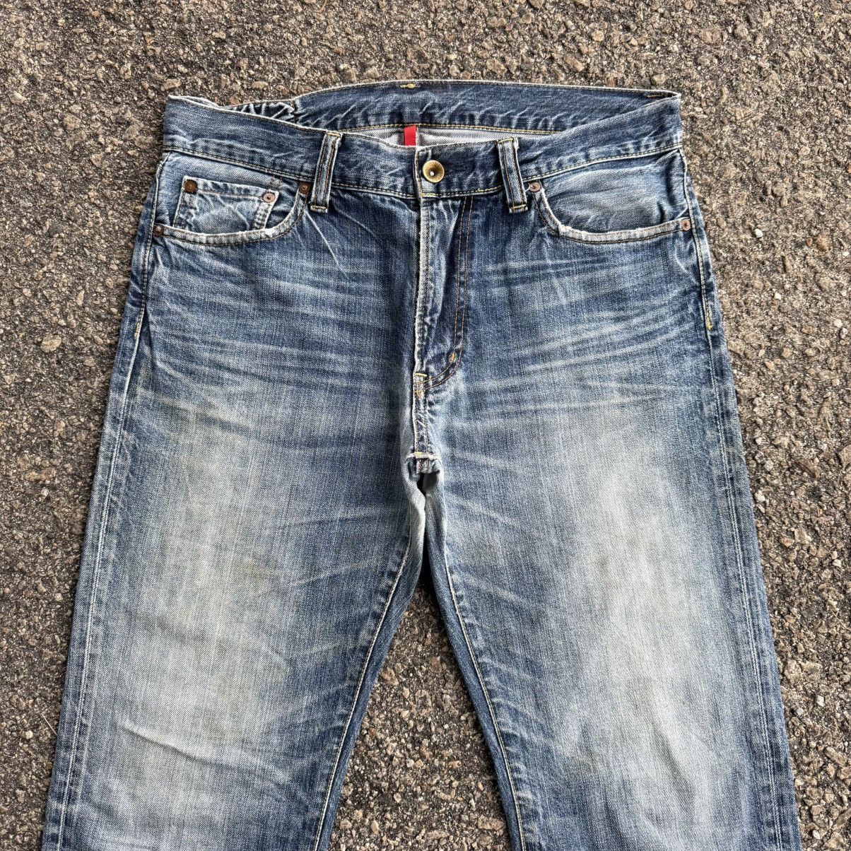 Japanese Brand VINTAGE JAPAN UJ FADED JEAN DENIM PANTS Size US 34 / EU 50 - 2 Thumbnail