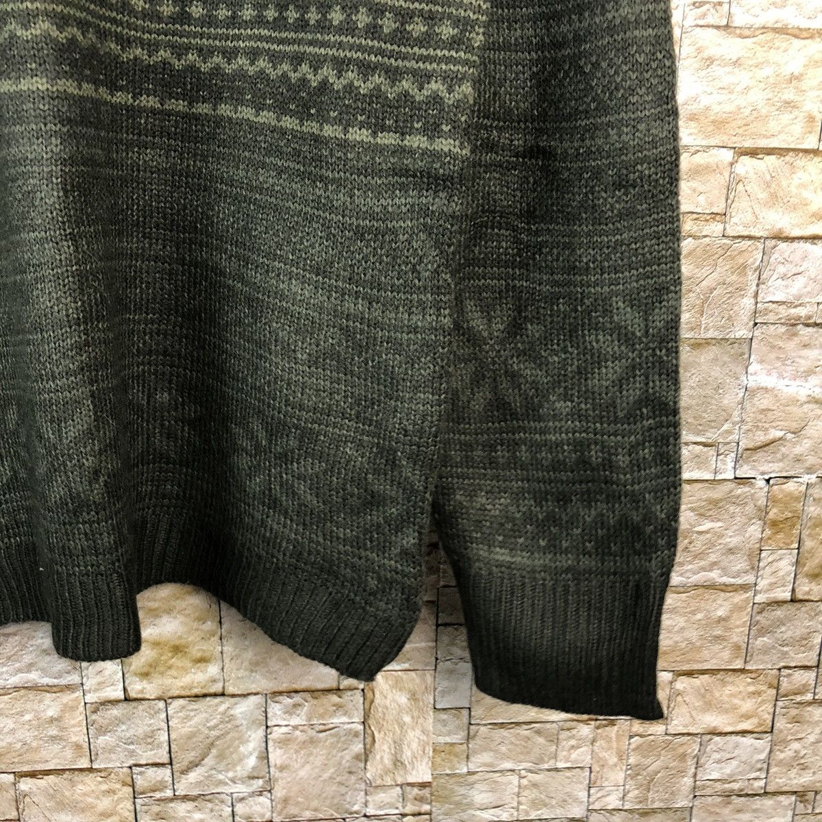 George × Homespun Knitwear × Japanese Brand George slim fit art design Brown Knitwear #A1102 Size US M / EU 48-50 / 2 - 8 Thumbnail