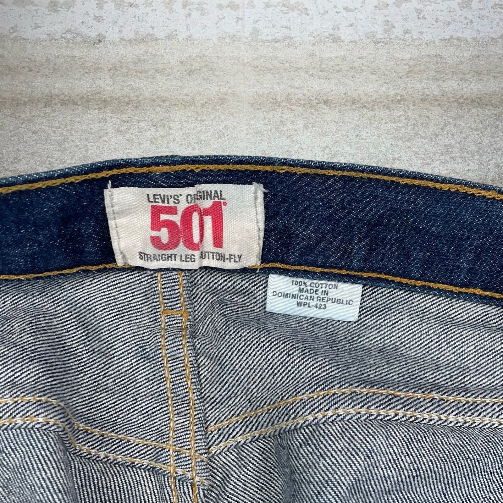 Levi's Vintage Y2K Levis Jeans 501 40x32 Regular Straight Dark Wash Size US 40 / EU 56 - 5 Thumbnail