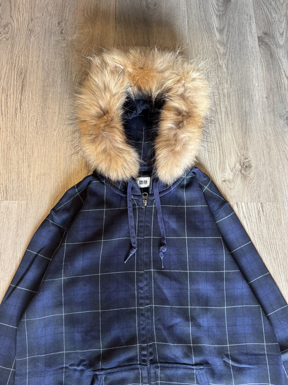 Japanese Brand JAPANESE STYLE BY UNIQLO WITH FUR ZIP HOODIE Size US L / EU 52-54 / 3 - 2 Thumbnail