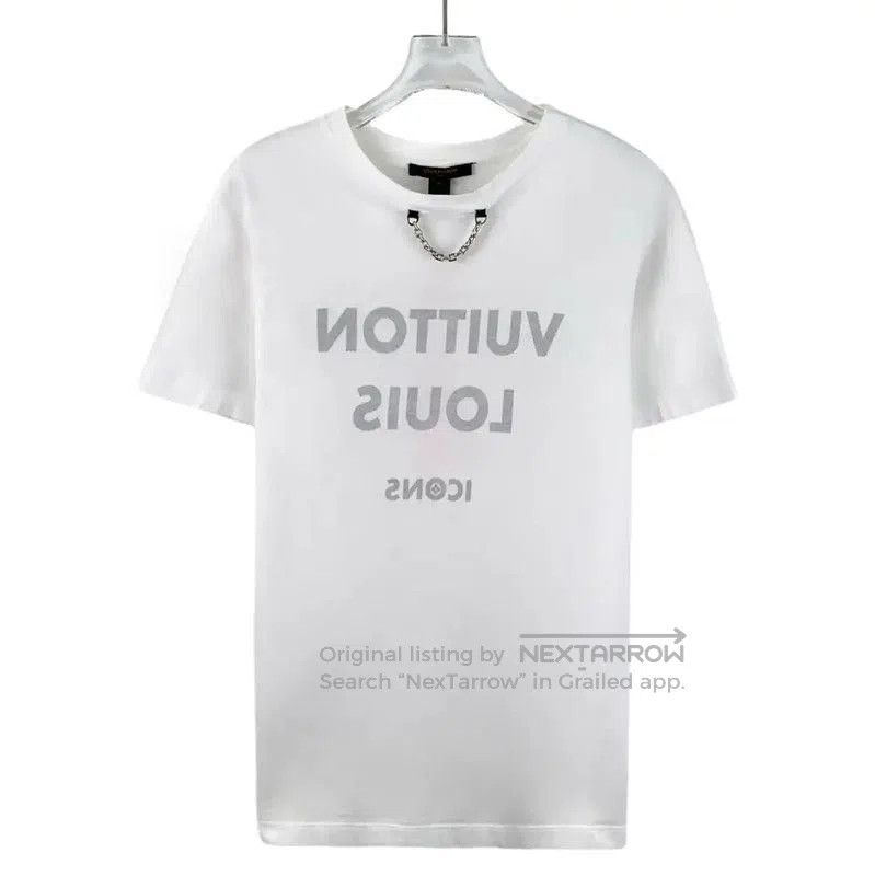 Louis Vuitton Louis Vuitton White Cotton Women's T. Size S / US 4 / IT 40 - 1 Thumbnail