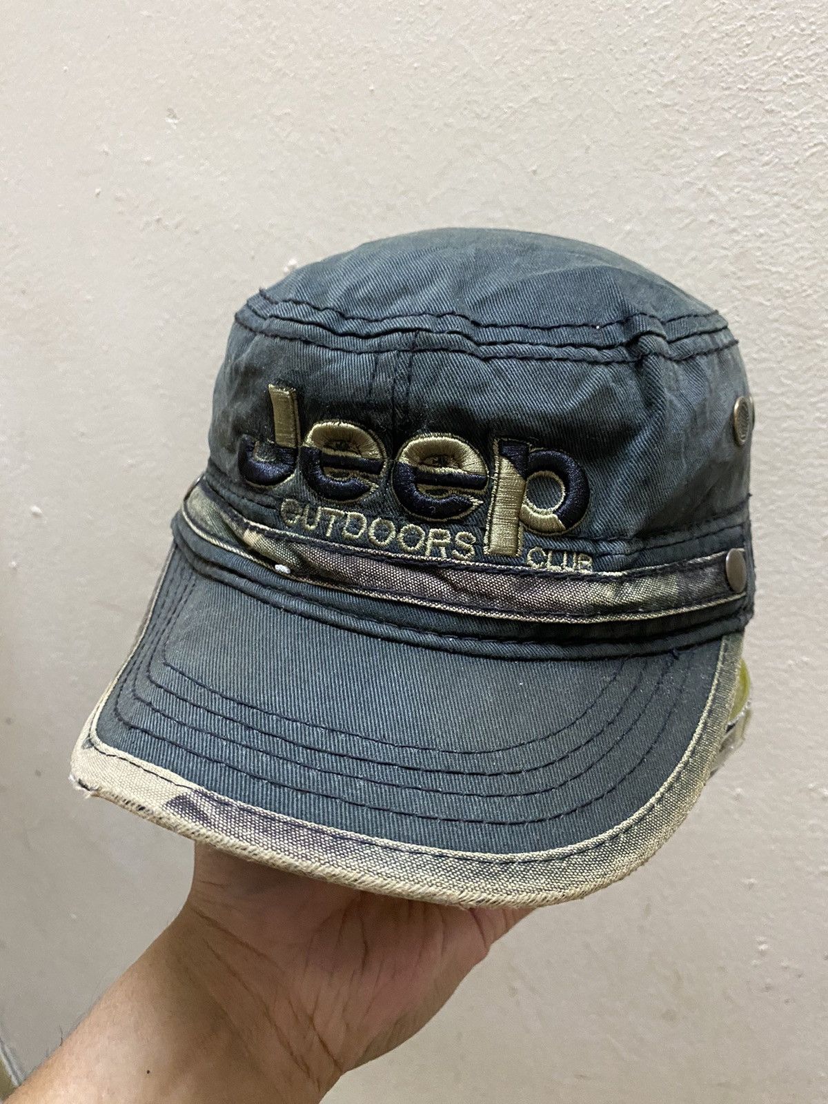 Japanese Brand × Vintage Vintage Japanese Cadet Faded Jeep Distressed Style Cap Hat Size ONE SIZE - 1 Thumbnail