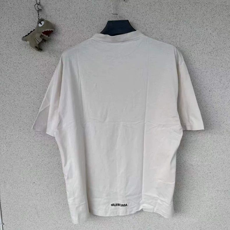Balenciaga Balenciaga Short sleeves with small logo on the back Size US XL / EU 56 / 4 - 4 Thumbnail