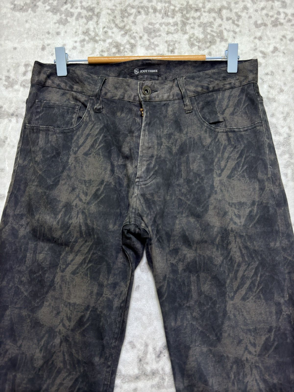 If Six Was Nine Y2K Smoke Graphic Root Three Avant-Street Style Size W30 Size US 30 / EU 46 - 3 Thumbnail