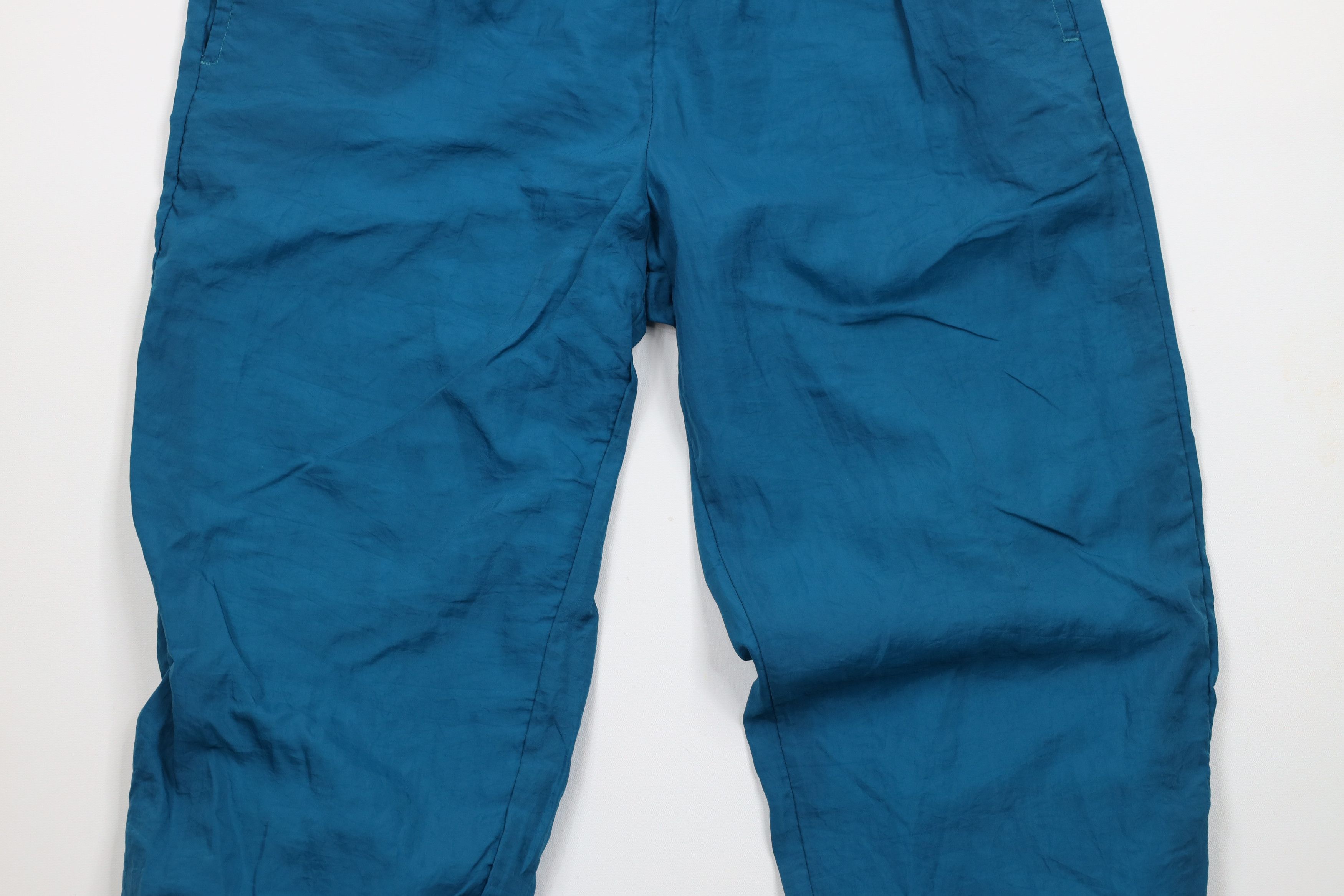 Reebok × Vintage Vintage 90s Reebok Lined Windbreaker Joggers Pants Teal Size US 32 / EU 48 - 3 Thumbnail