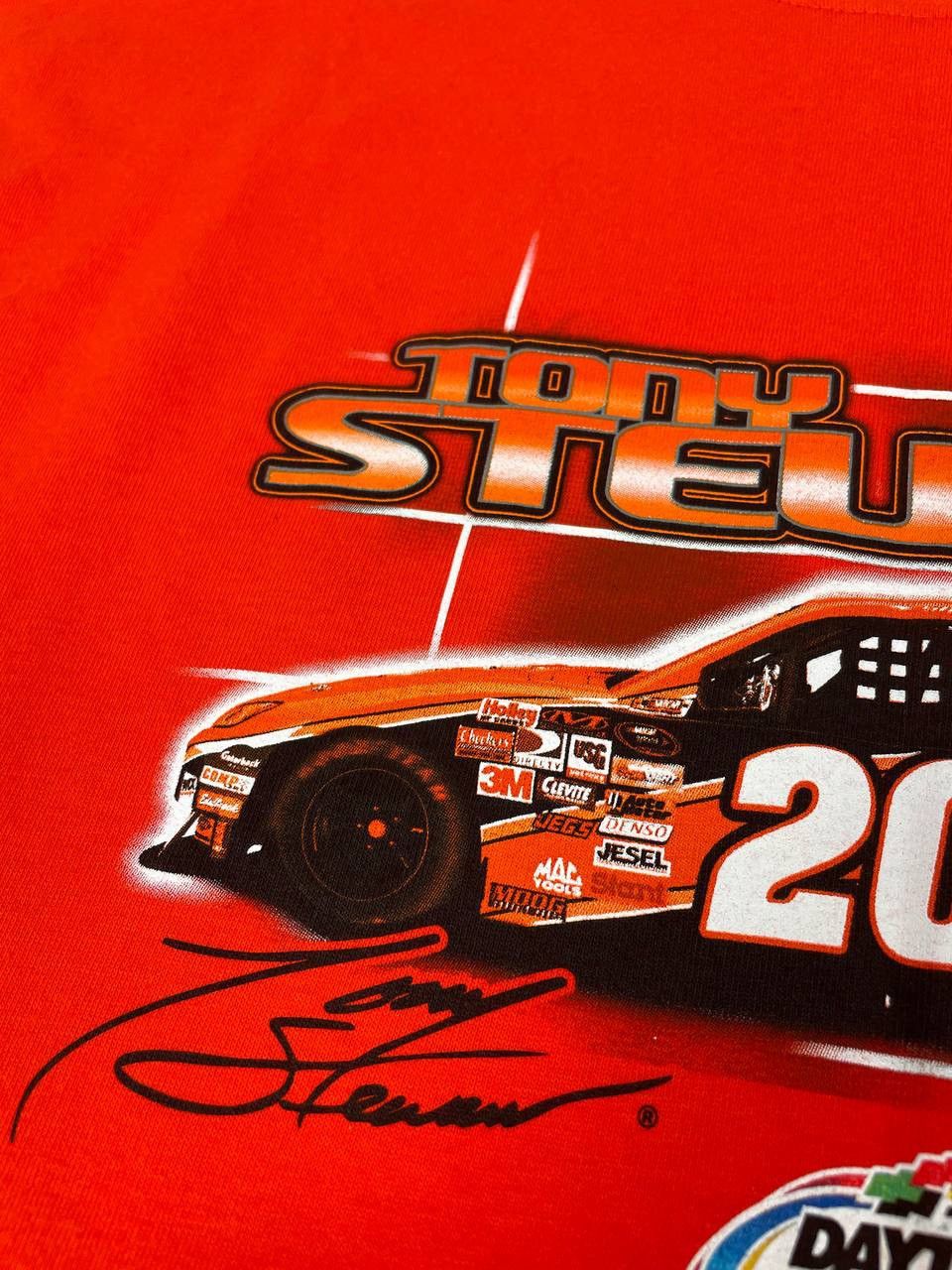 NASCAR Vintage Nascar Tony Stewart #20 Racing Daytona 500 T-Shirt Size US XL / EU 56 / 4 - 3 Thumbnail