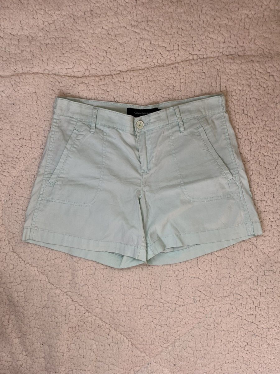 Calvin Klein × Vintage CK High-Waisted Shorts Size 27" / US 4 / IT 40 - 1 Thumbnail