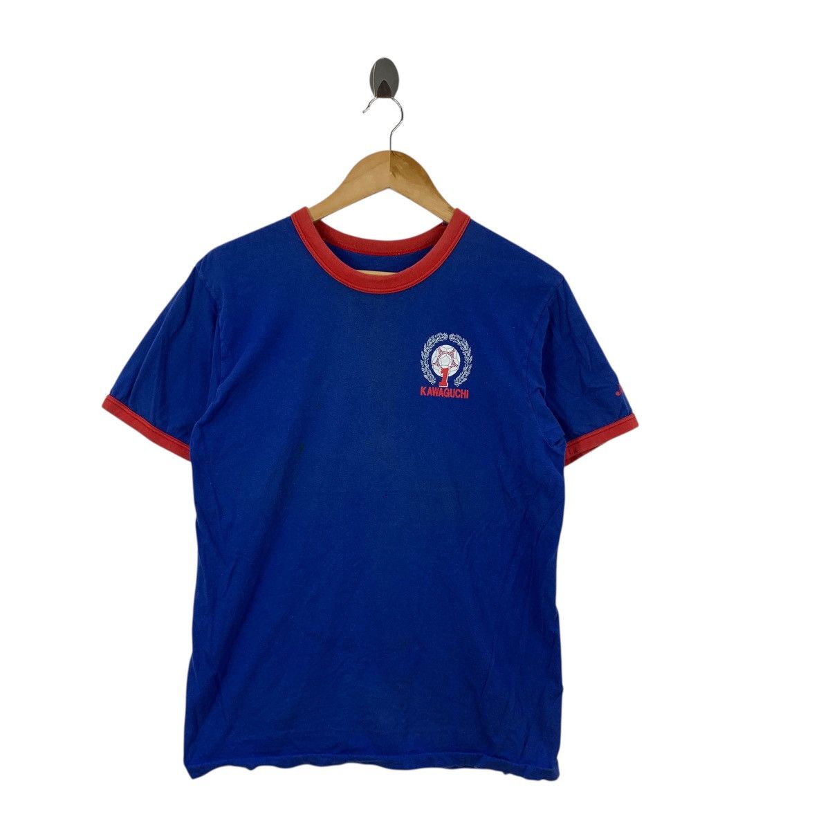 Vintage Vintage YOSHIKATSU KAWAGUCHI Japan Football Tee Shirt Top Size US S / EU 44-46 / 1 - 5 Thumbnail