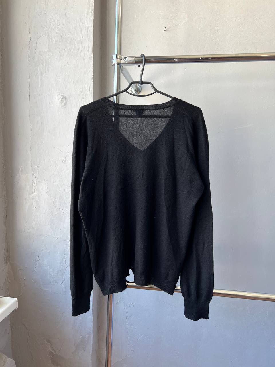 Bottega Veneta BOTTEGA VENETA 100% CASHMERE BLACK DESIGNER SWEATER JUMPER Size M / US 6-8 / IT 42-44 - 8 Thumbnail
