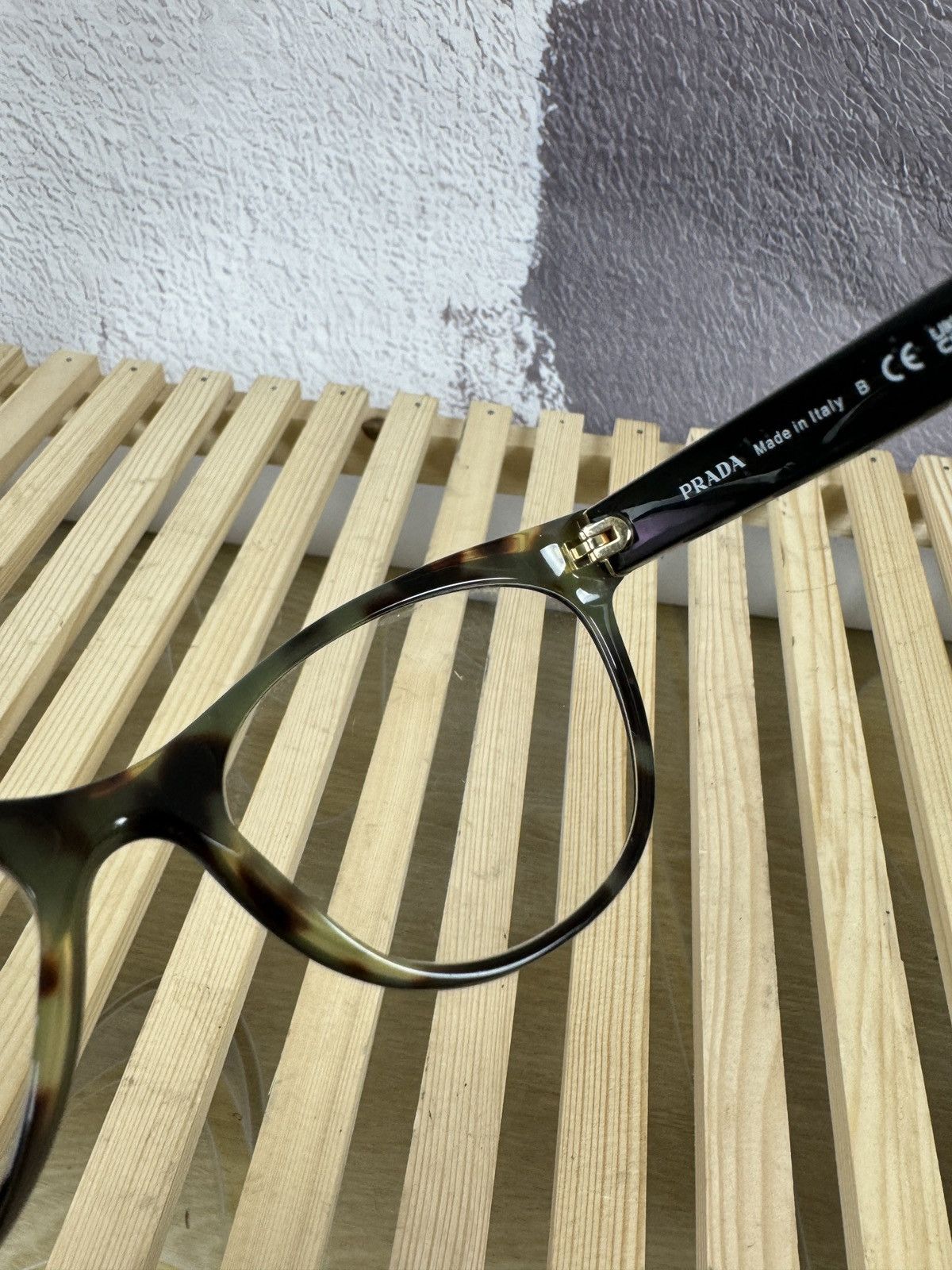 Prada PRADA Milano Eyeglasses VPR05W 389-1O1 53-19 Cat Eye Frame Size ONE SIZE - 9 Thumbnail