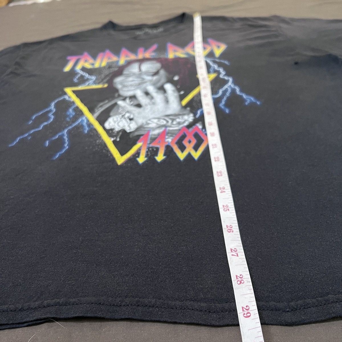 Rap Tees × Trippie Redd Trippie Redd 1400 Promo Tee XL Faded Size US XL / EU 56 / 4 - 10 Thumbnail