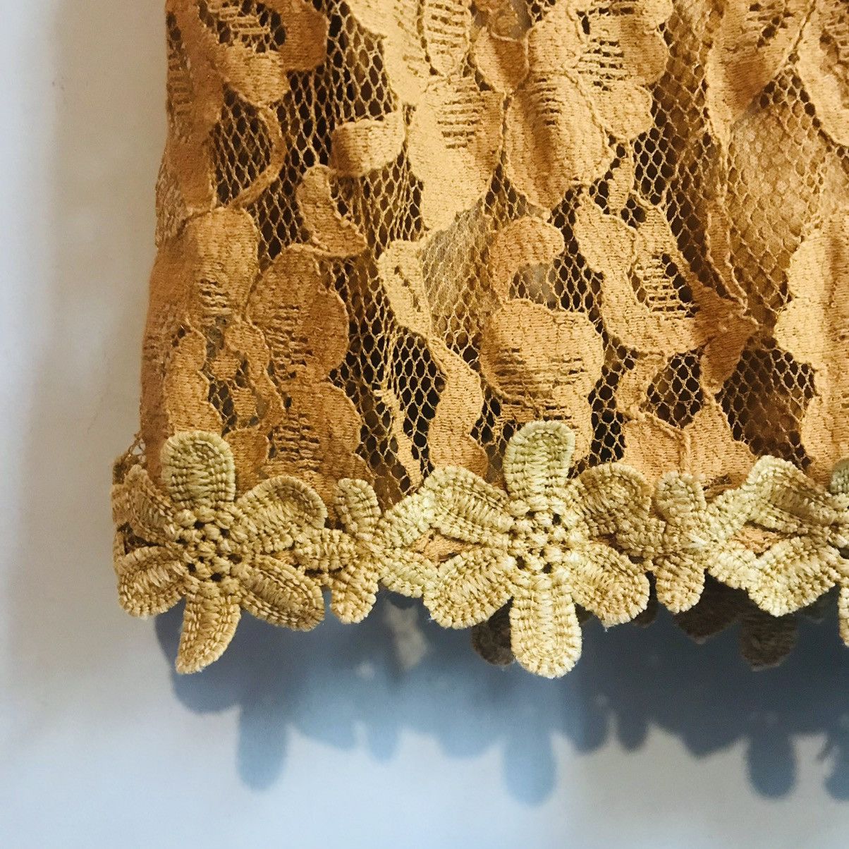 Japanese Brand × Vintage Japanese Floral Lace Short Size 29" - 3 Thumbnail
