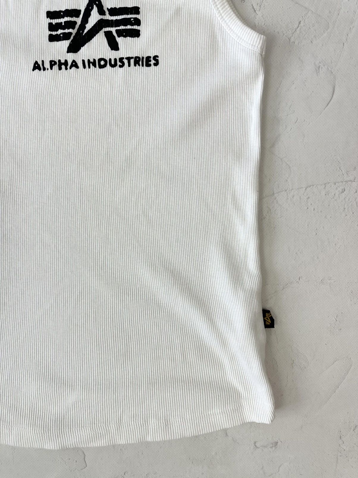 Alpha Industries Alpha Industries White Logo Top Size S / US 4 / IT 40 - 3 Thumbnail