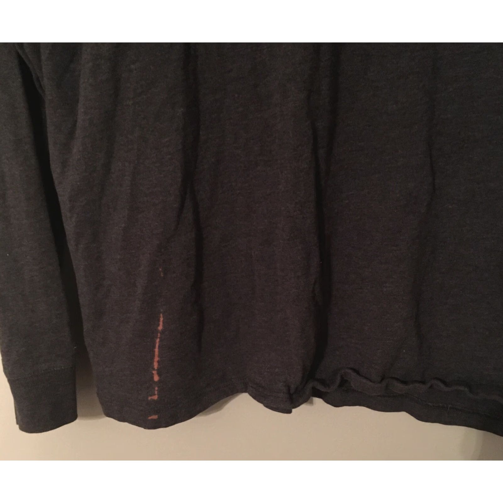 Vineyard Vines Vineyard Vines Shirt XS Men Gray Long Sleeve Logo Graphic Whale, Regular Fit, Crew Neck, Cotton Century Size US XS / EU 42 / 0 - 4 Thumbnail