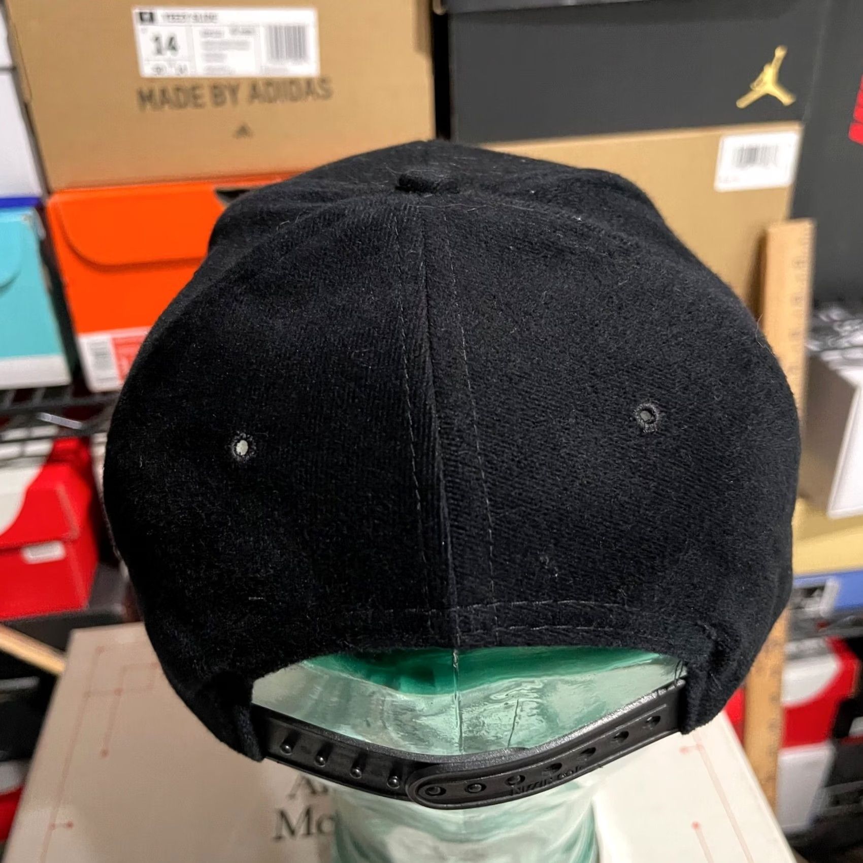 Vintage Nissin Berkley Hat Cap Black Adult Snap Back Adjustable Script Mens Vintage Baseball Cap Mens Size ONE SIZE - 5 Thumbnail