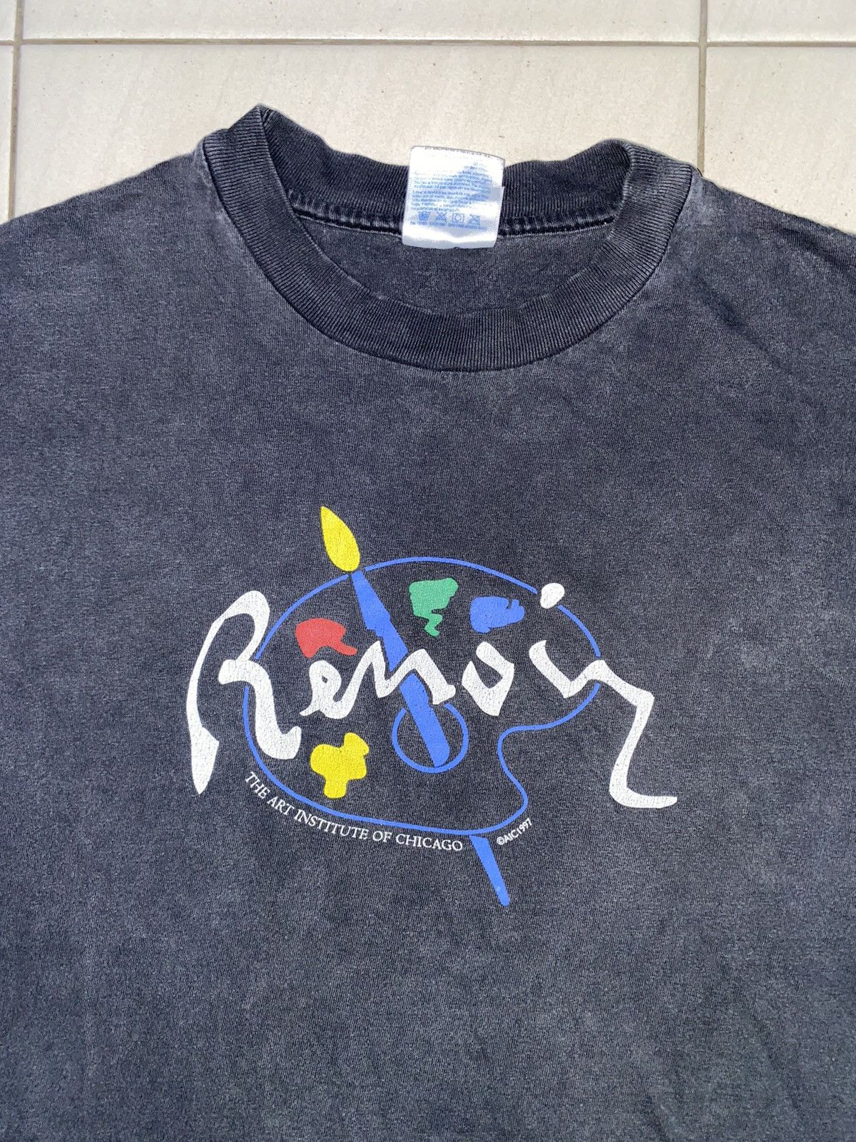 Vintage Vtg 97 The Art Institute Of Chicago Pastel Tee Size US XL / EU 56 / 4 - 3 Thumbnail