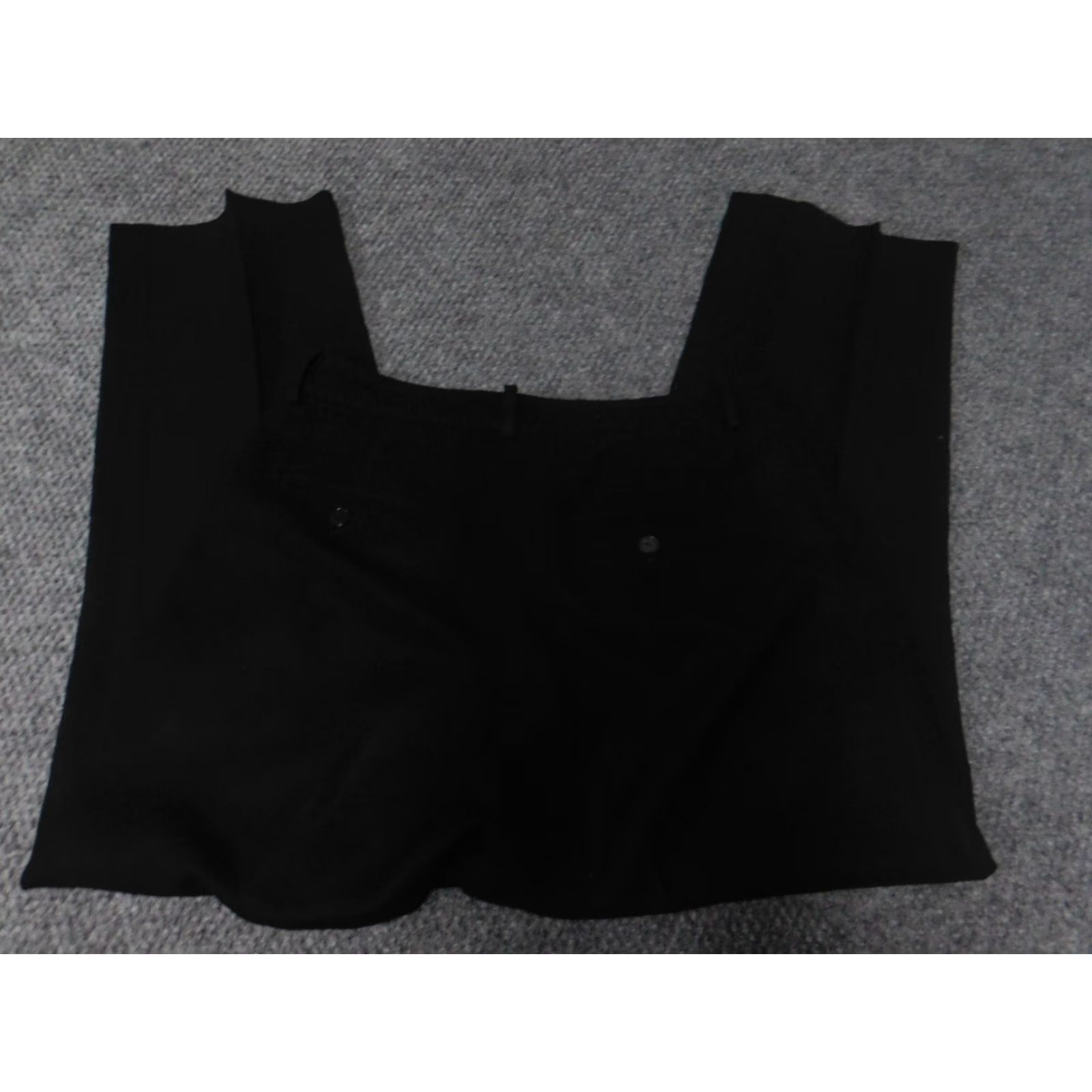 Calvin Klein Calvin Klein Womens Pants 6 Black Straight Casual Cotton Lyocell Knit Zipper Regular Inseam 28in Collegiate? Size 28" / US 6 / IT 42 - 7 Thumbnail