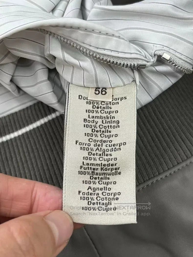 Hermes Hermes Men's baseball jacket with stand-up collar and zipp Size US XL / EU 56 / 4 - 6 Thumbnail