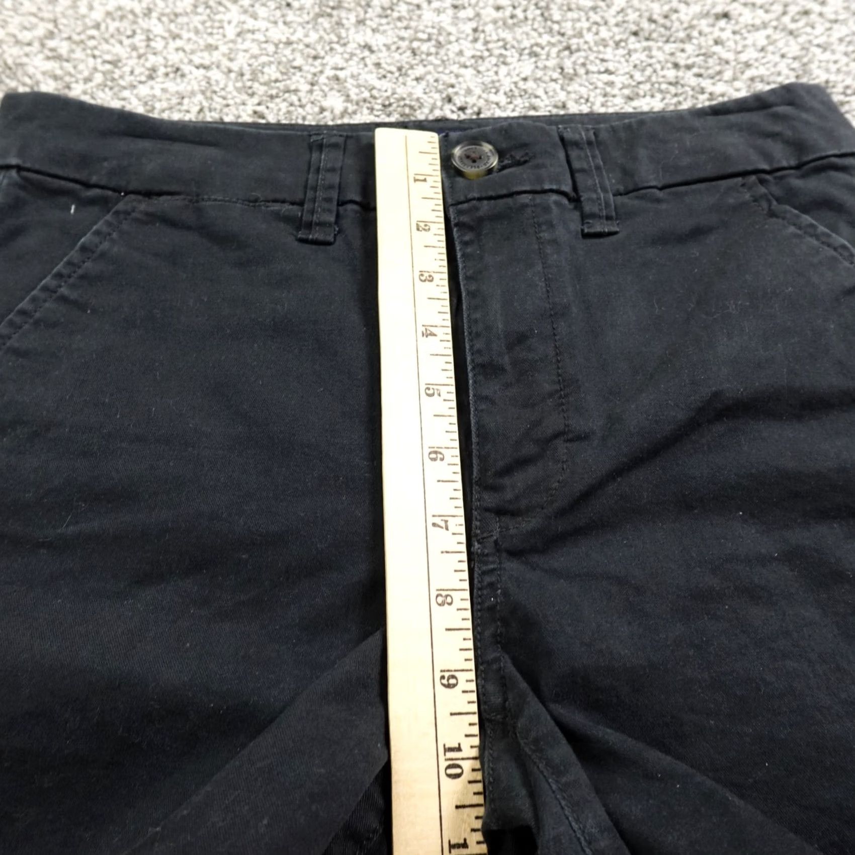 American Eagle Outfitters American Eagle Shorts Womens 8 Black Chino Shortie Micro Stretch Flex Preppy AE Short Womens 8 Black Chino Stretch Size 30" / US 8 / IT 44 - 4 Thumbnail