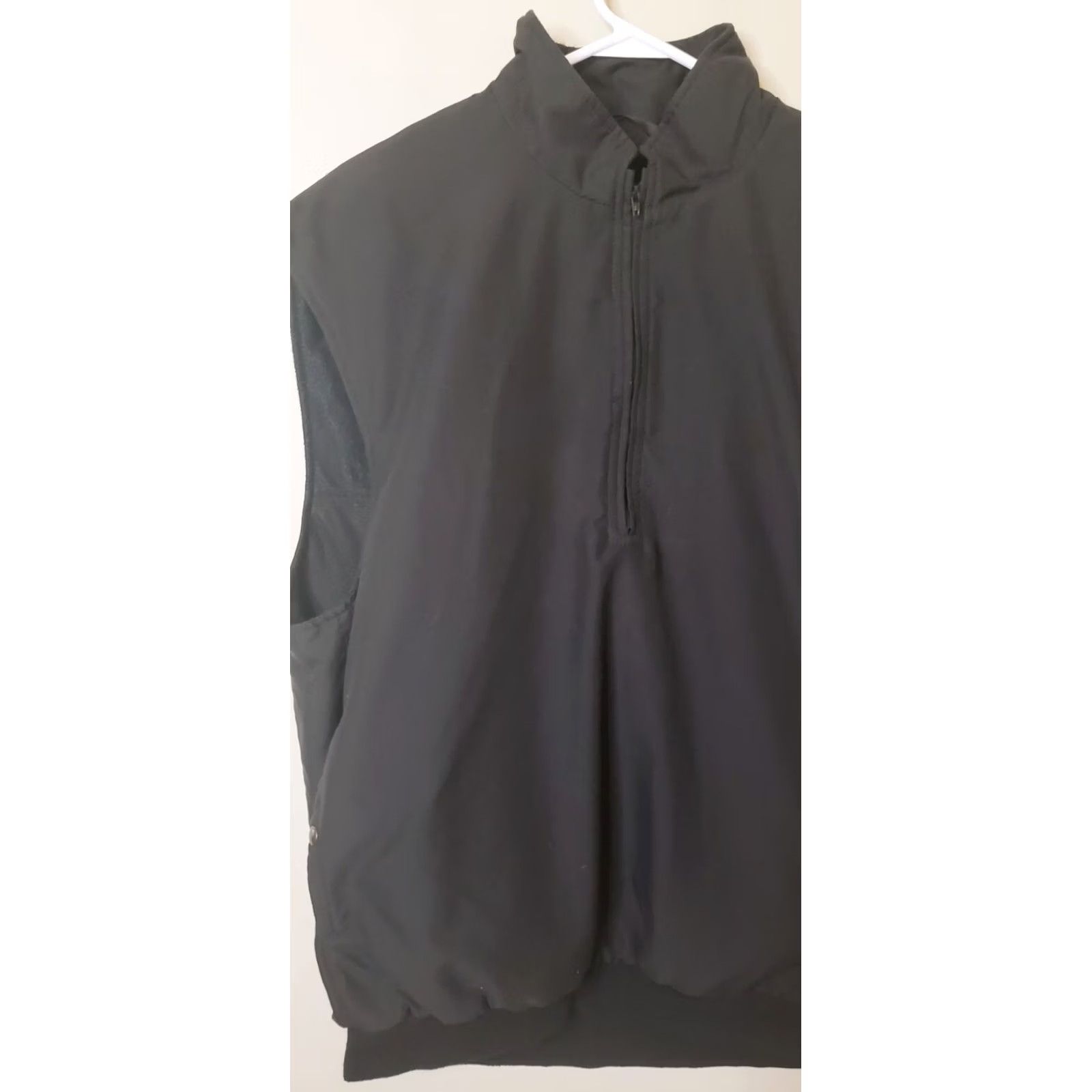 Footjoy FootJoy Mens Large Black 1/4 Zip Sleeveless Pullover Golf Vest Stretch L Size US L / EU 52-54 / 3 - 3 Thumbnail