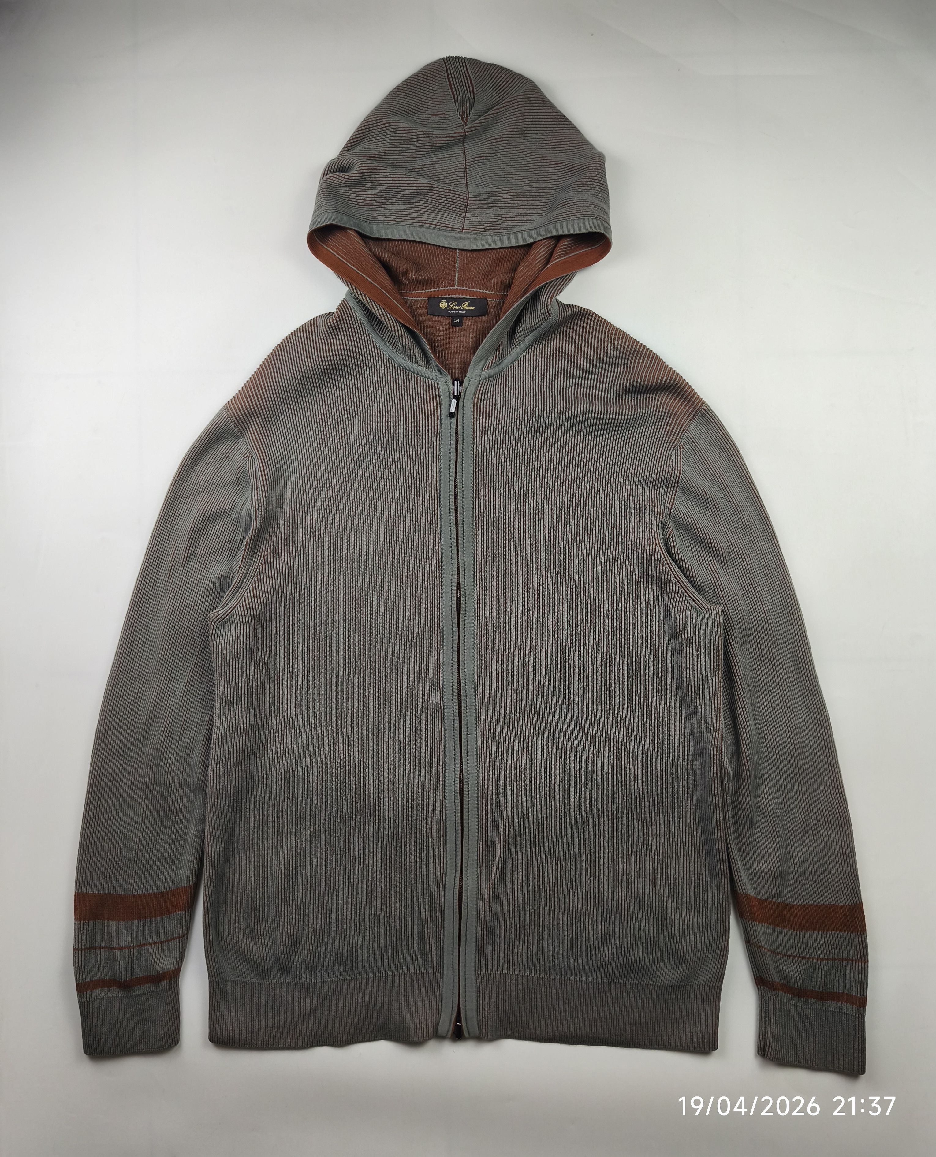 Loro Piana Loro piana reversible zip up hooded cardigan Size US L / EU 52-54 / 3 - 1 Thumbnail