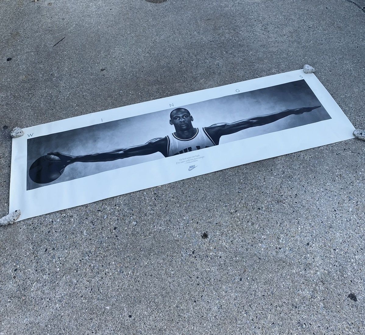 michael jordan nike poster