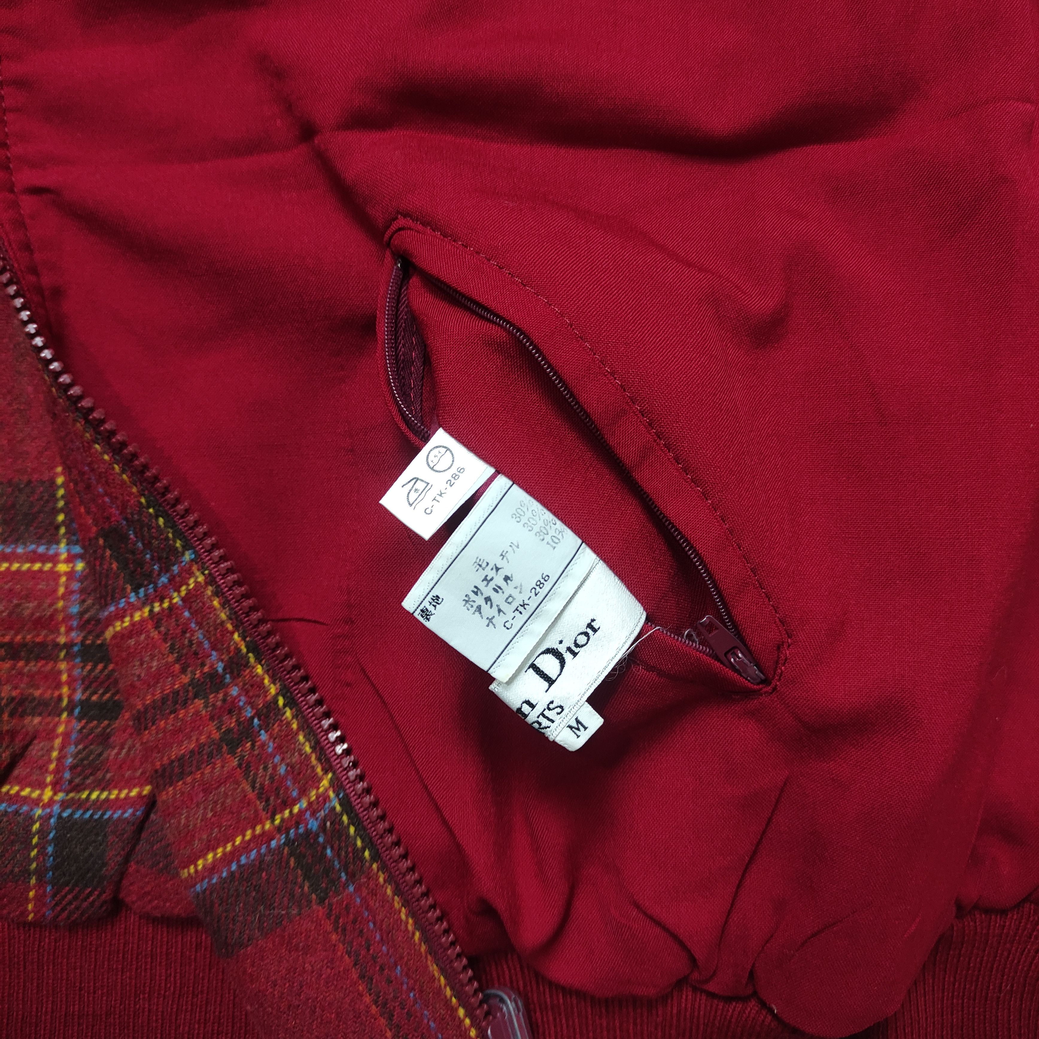Christian Dior Monsieur × Dior × Vintage Christian Dior Sport Bomber Jacket Reversible Size M / US 6-8 / IT 42-44 - 9 Thumbnail