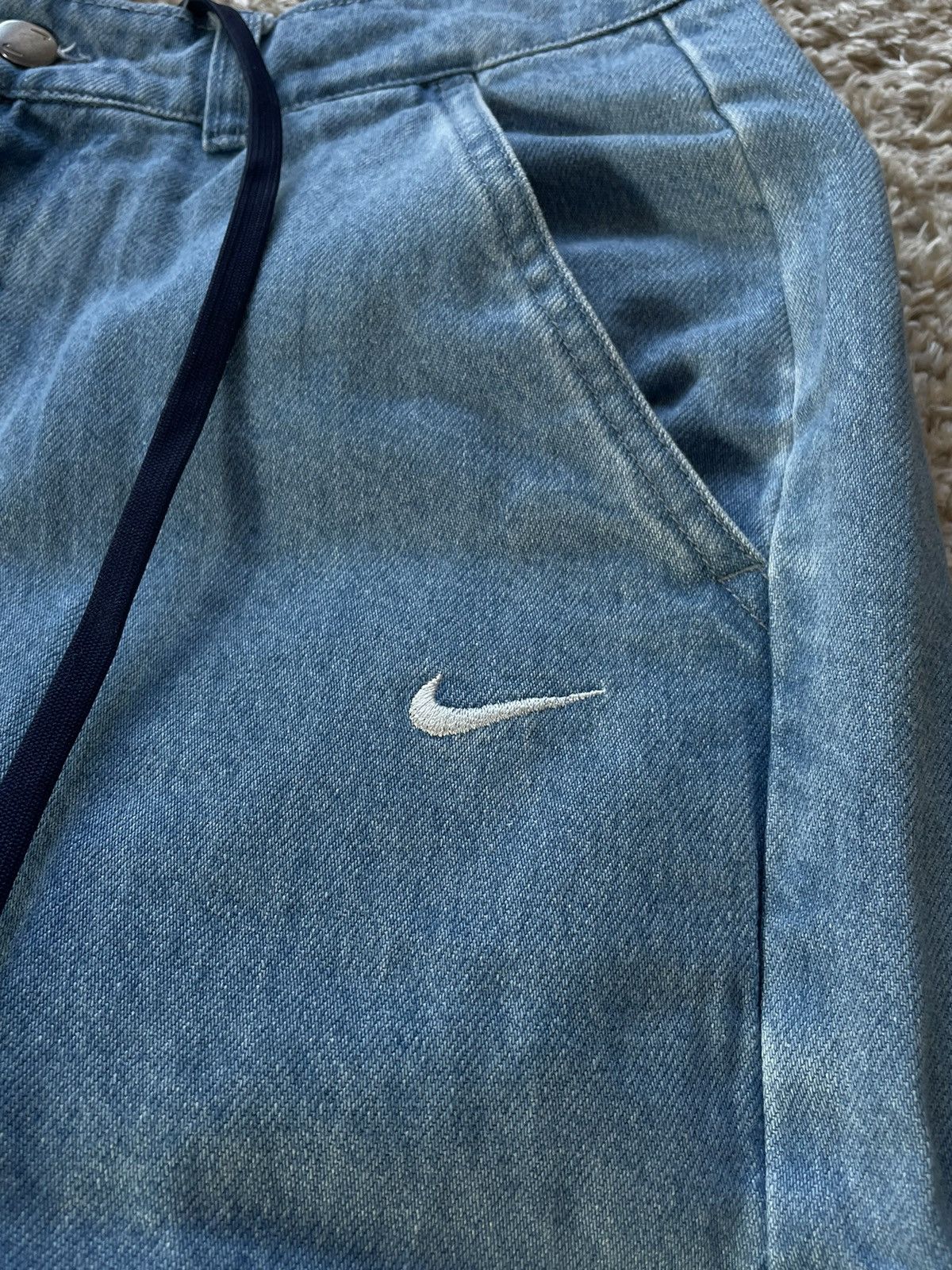 Nike × Vintage Vintage Nike SB Denim Jogger Pants Size US 30 / EU 46 - 4 Thumbnail