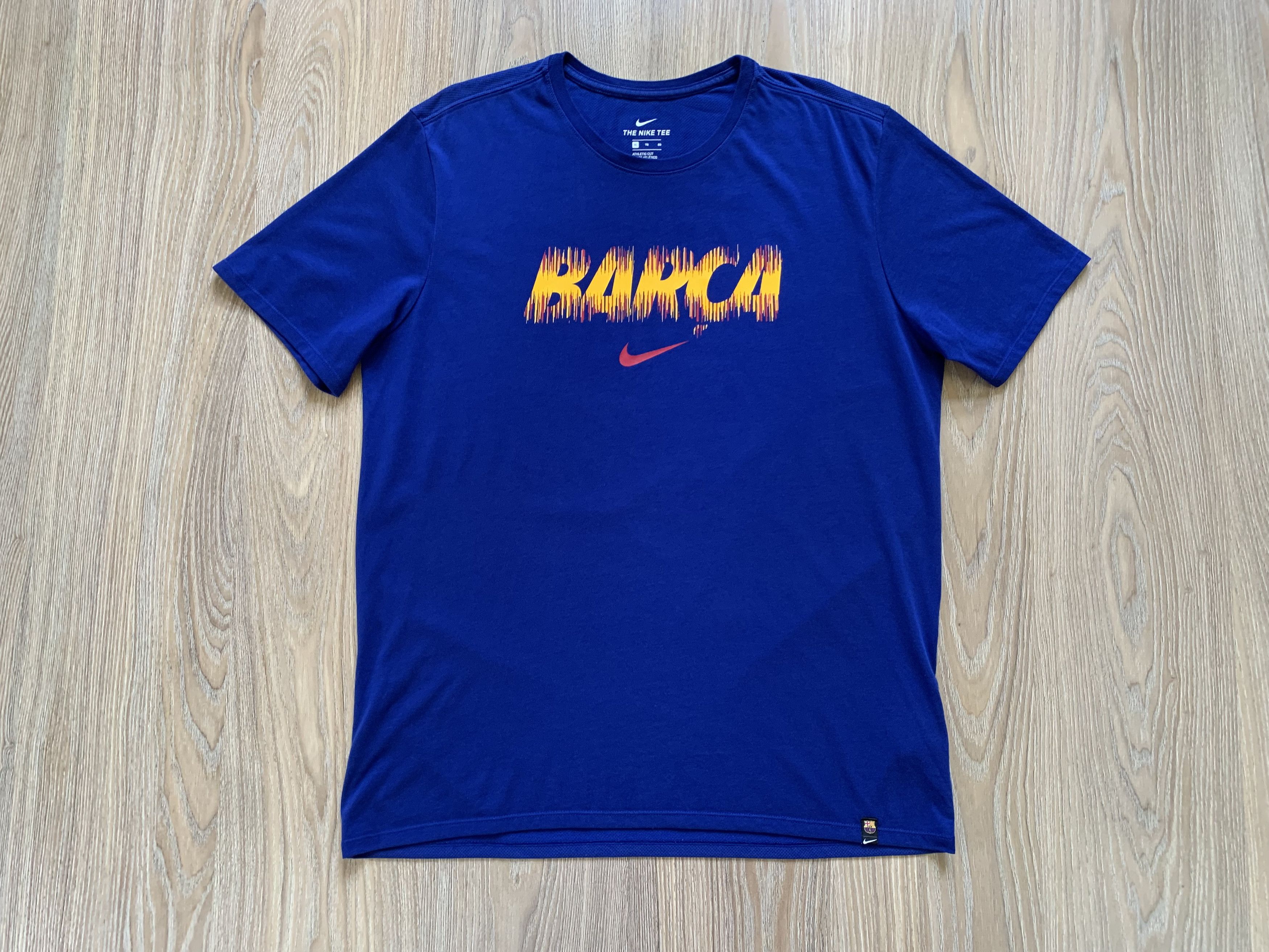 Nike × Vintage The Nike Tee Barca FC Barcelona 2018 T Shirt Size US XL / EU 56 / 4 - 2 Thumbnail