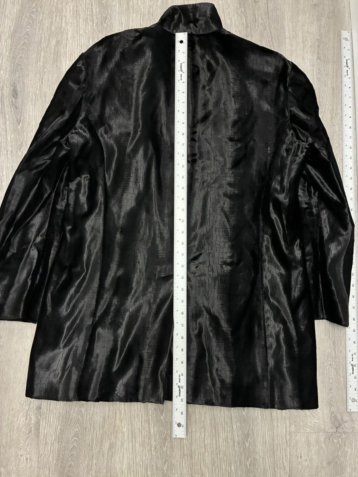 John Varvatos Croc Embossed Coat Jacket EU 54 USA 44 Size US L / EU 52-54 / 3 - 15 Thumbnail