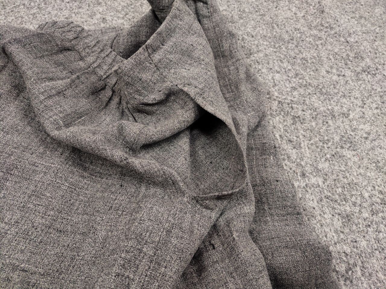Japanese Brand Oska germany Design Gray Linen Trouser Baggy Pants Size 28" / US 6 / IT 42 - 13 Thumbnail