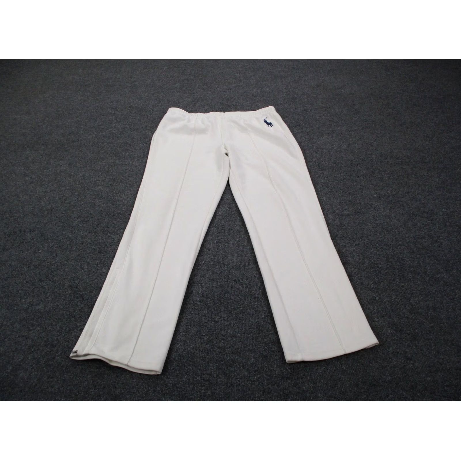 Polo Ralph Lauren Polo Ralph Lauren Sweatpants Womens L White Joggers Stretch Track Polo Ralph Lauren Size 36" / US 14 / IT 50 - 2 Thumbnail