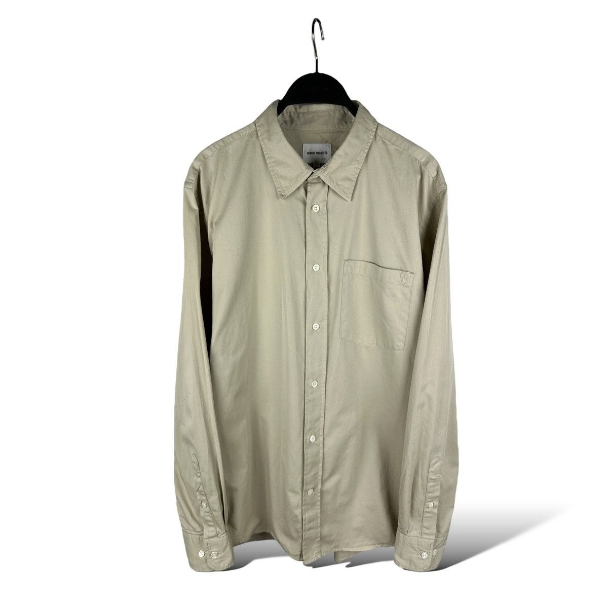 Norse Projects Norse Projects Osvald Twill Shirt Long Sleeve Button Up Size US L / EU 52-54 / 3 - 1 Thumbnail
