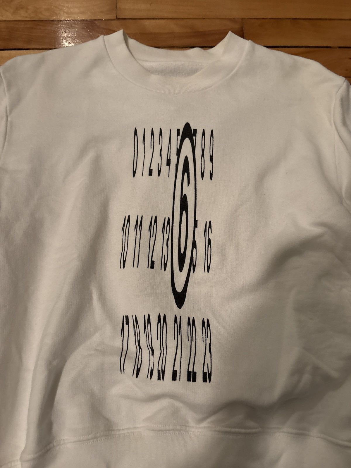 MM6 Margiela MM6 logo cropped crewneck Size US XS / EU 42 / 0 - 2 Thumbnail
