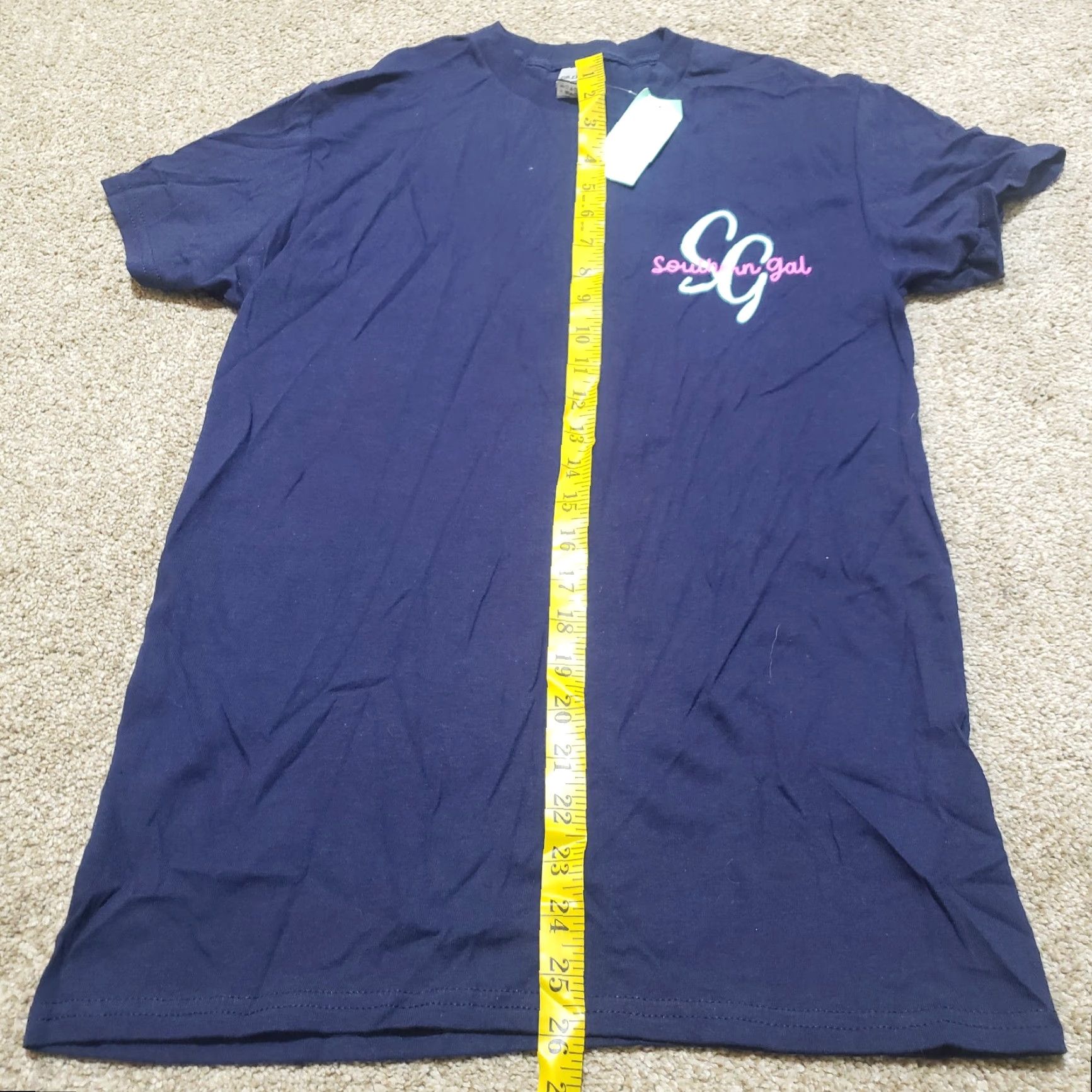 Vintage NEW Southern Gal Shirt Women's S Small Purple Stay Wild Flower Short Sleeve Shirts Womens S Purple Stay Wild Flower Short Sleeve Shirt Size S / US 4 / IT 40 - 7 Thumbnail