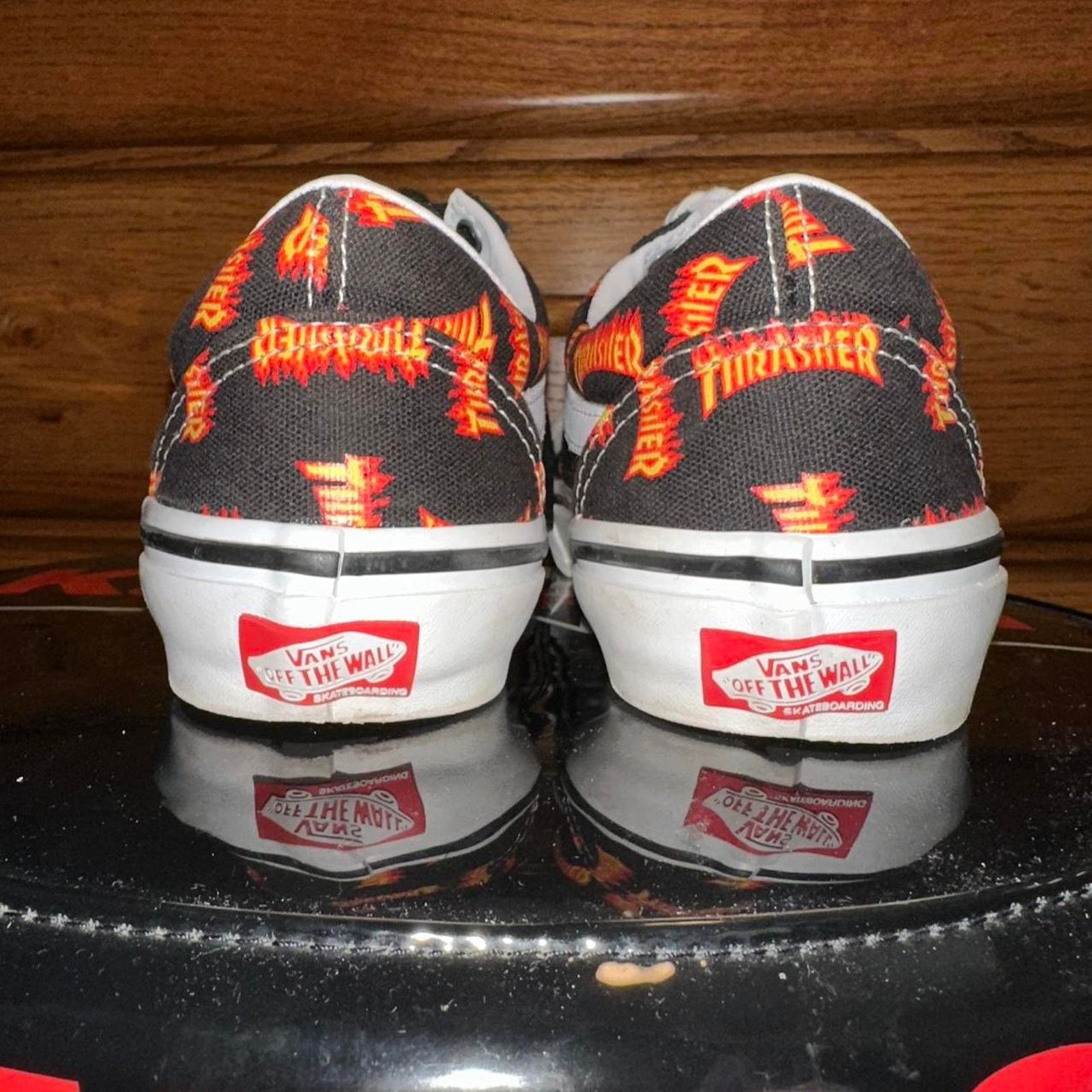Thrasher × Vans VANS x Thrasher Old Skool Skate Low Top Sneakers size 6 men Size US 6 / EU 39 - 4 Thumbnail