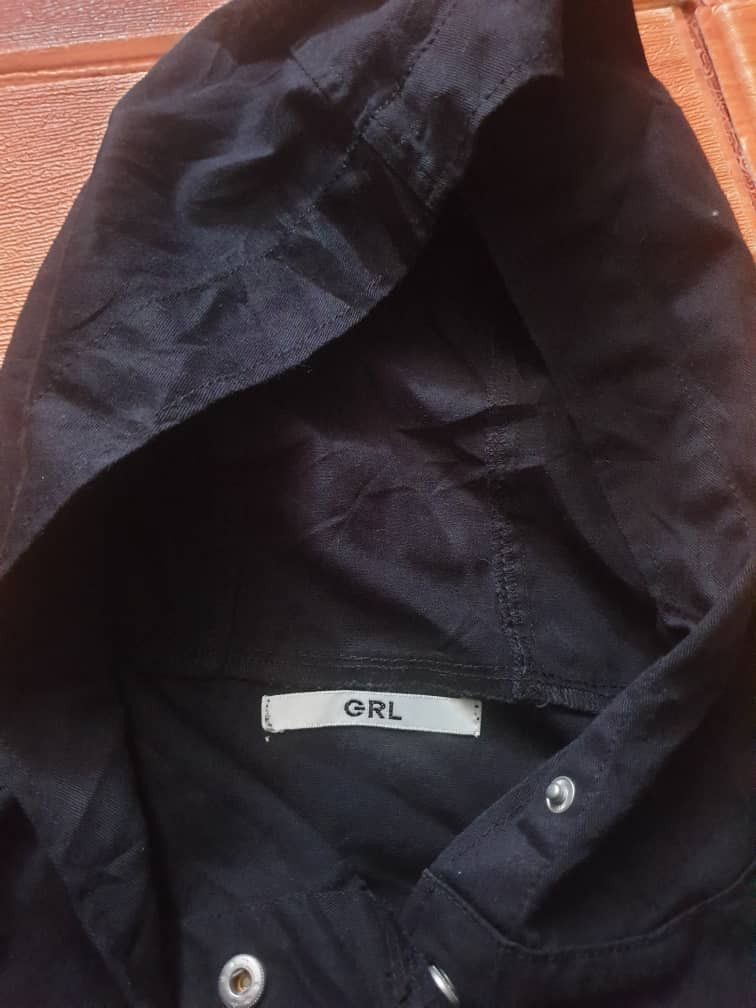 Japanese Brand Grl blue Navy streetwear harajuku hoodie Sweater Size M / US 6-8 / IT 42-44 - 2 Thumbnail